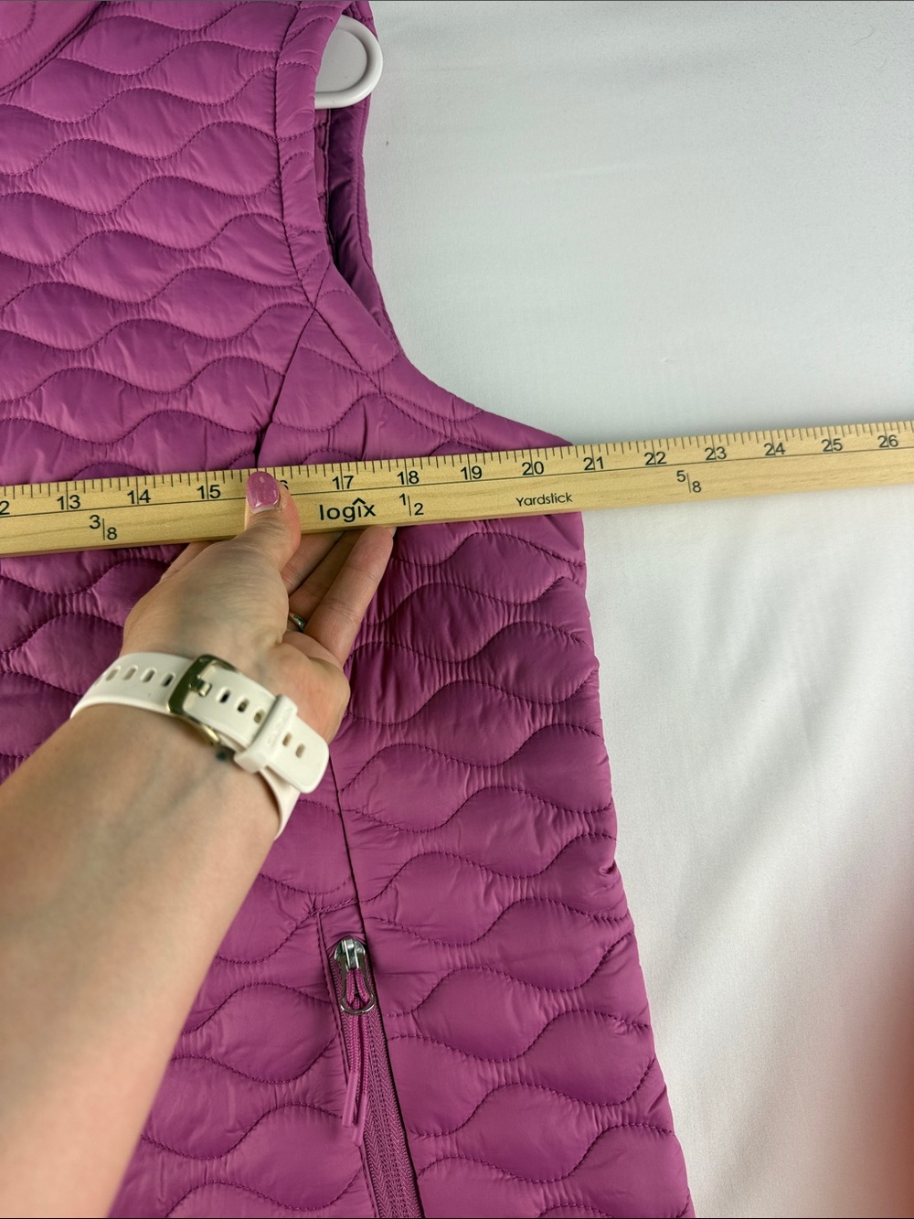 Free Country Pink Quilted Vest Women's Size Large Lightweight NWOT - Picture 5 of 7